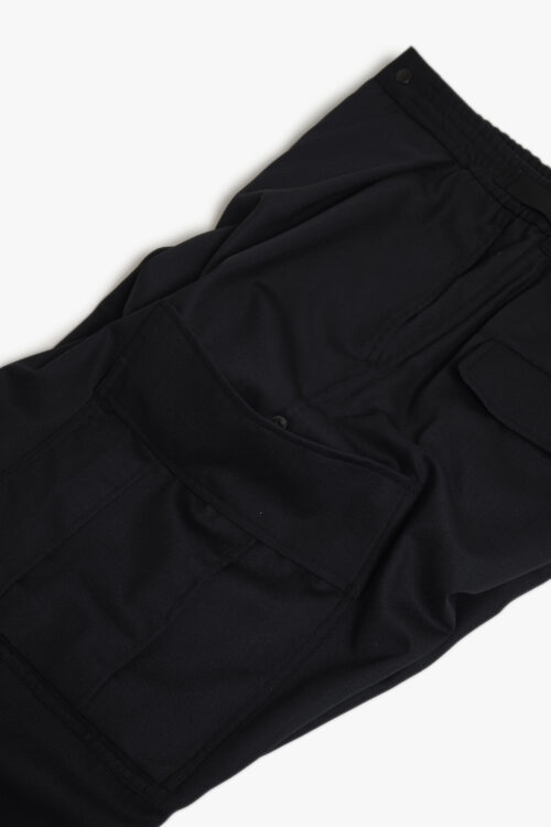 P12 TECHNO WOOL UTILITY PANTS BLACK