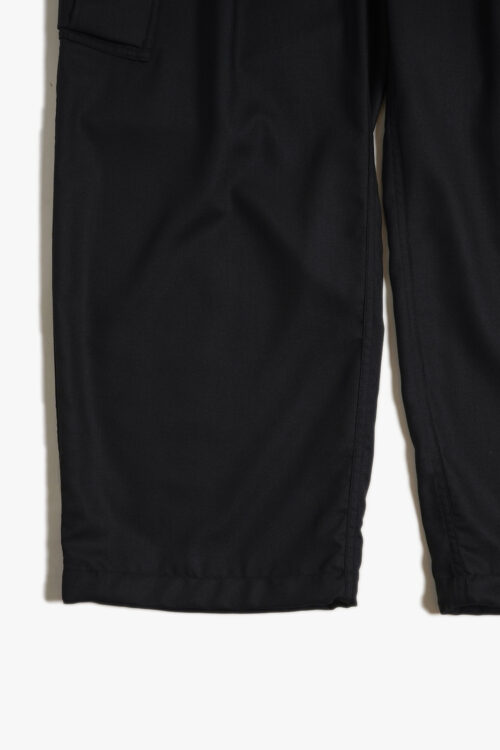P12 TECHNO WOOL UTILITY PANTS BLACK