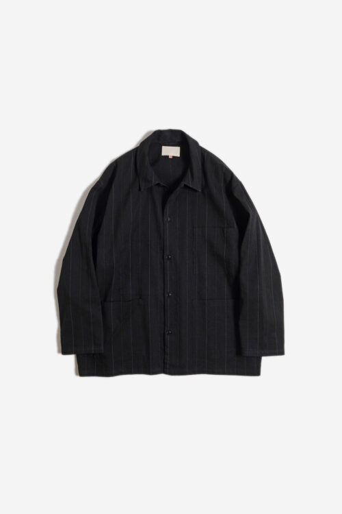 WORK SHIRT - LINEN × COTTON × SILK - STRIPE