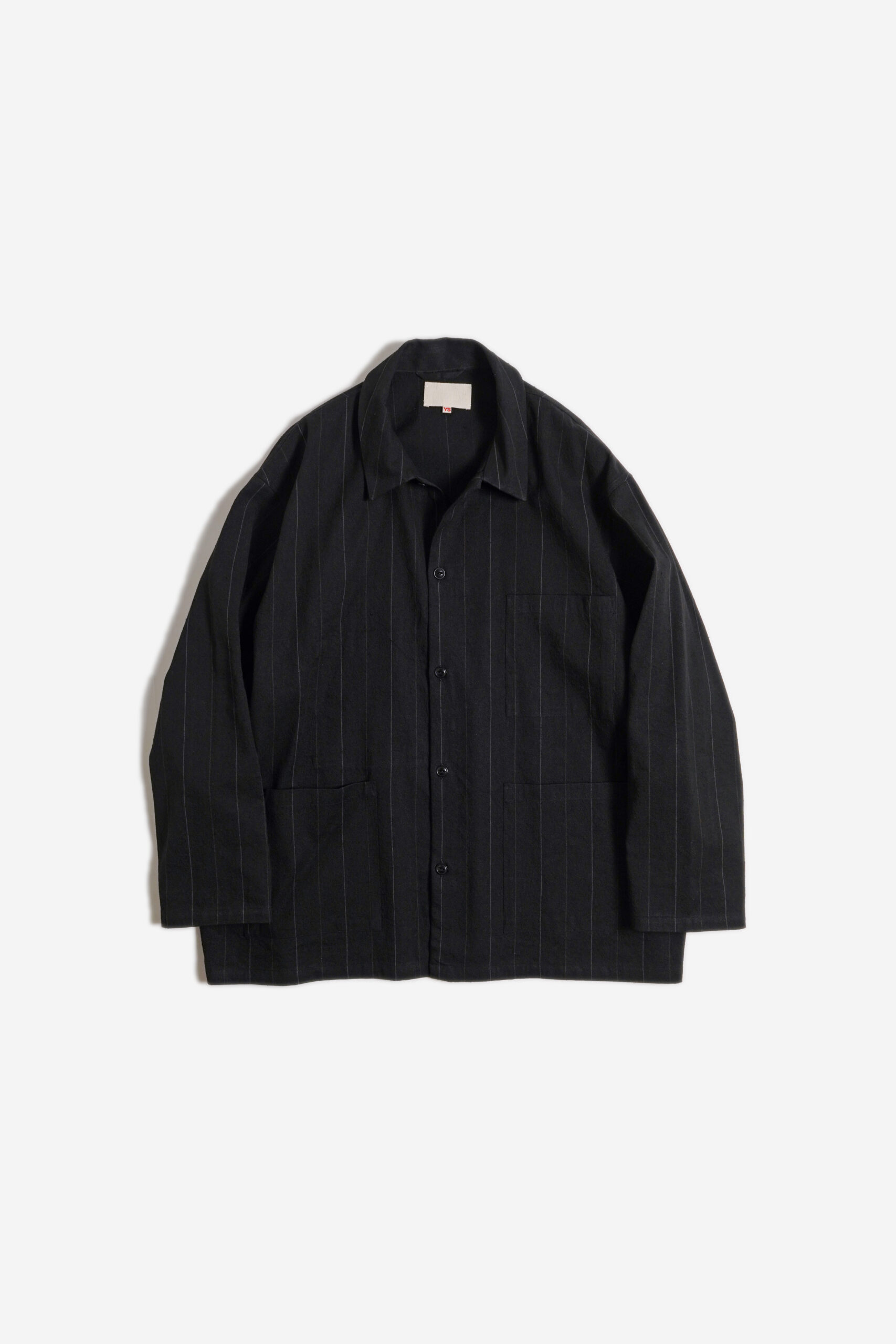 WORK SHIRT - LINEN × COTTON × SILK - STRIPE
