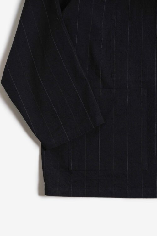 WORK SHIRT - LINEN × COTTON × SILK - STRIPE