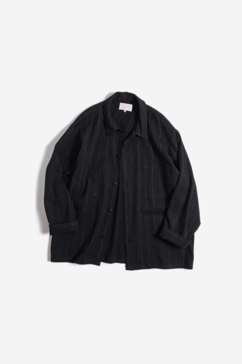 WORK SHIRT - LINEN × COTTON × SILK - STRIPE