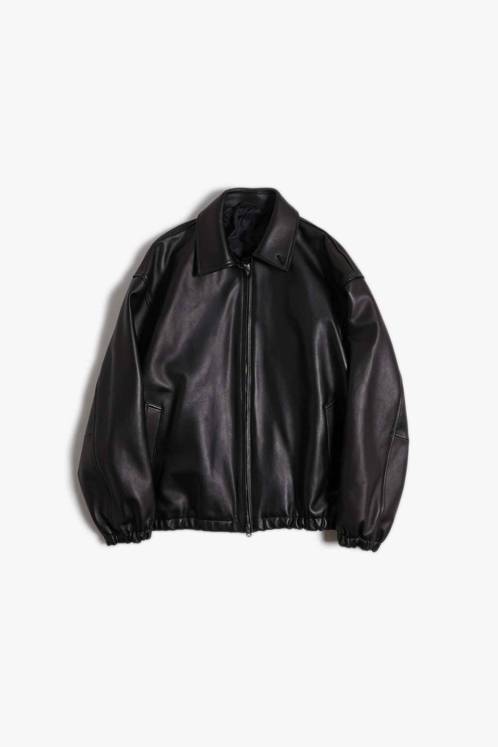 ZIP BLOUSON - HIMALAYAN SHEEP - BLACK