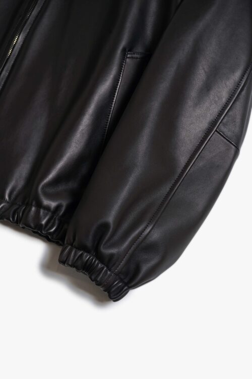 ZIP BLOUSON - HIMALAYAN SHEEP - BLACK