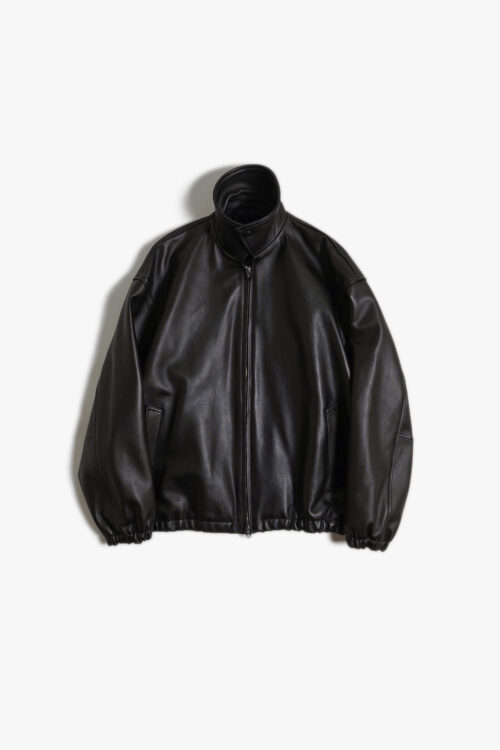ZIP BLOUSON - HIMALAYAN SHEEP - BLACK