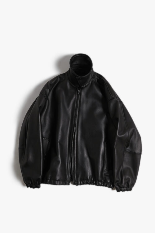ZIP BLOUSON - HIMALAYAN SHEEP - BLACK