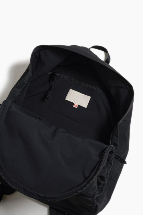RESEARCHER BACK PACK - NYLON × RAMIE - BLACK