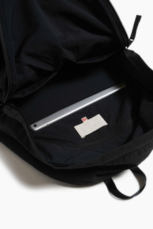 RESEARCHER BACK PACK - NYLON × RAMIE - BLACK