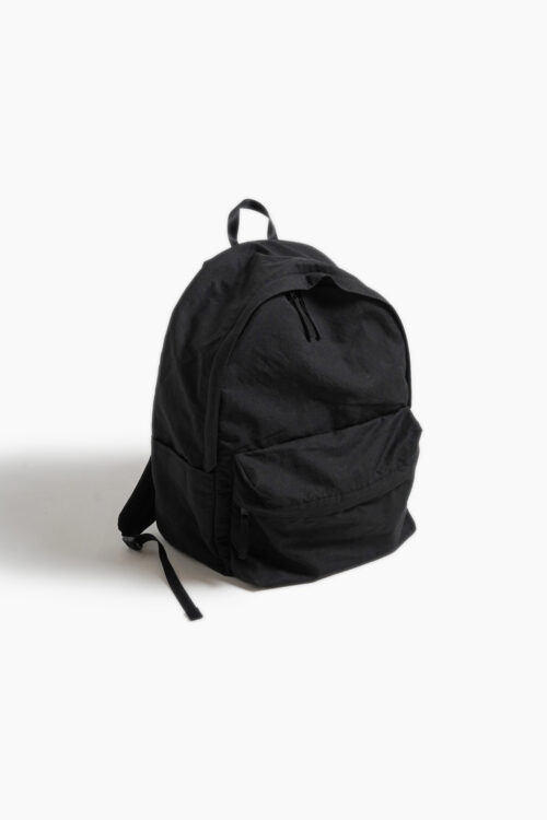 RESEARCHER BACK PACK - NYLON × RAMIE - BLACK