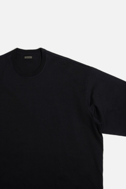 COTTON JERSEY L/S TEE BLACK
