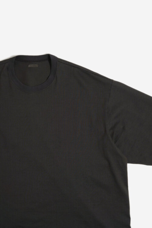 COTTON JERSEY L/S TEE CHARCOAL