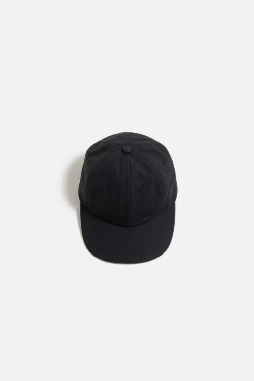 GIFT SHOP CAP - SILK NEP SERGE - BLACK