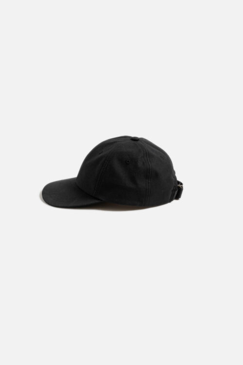 GIFT SHOP CAP - SILK NEP SERGE - BLACK