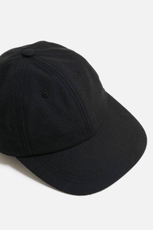 GIFT SHOP CAP - SILK NEP SERGE - BLACK