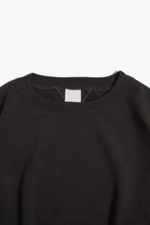 SUPER 140'S MELINO WOOL CREWNECK SWEAT SHIRT BROWN
