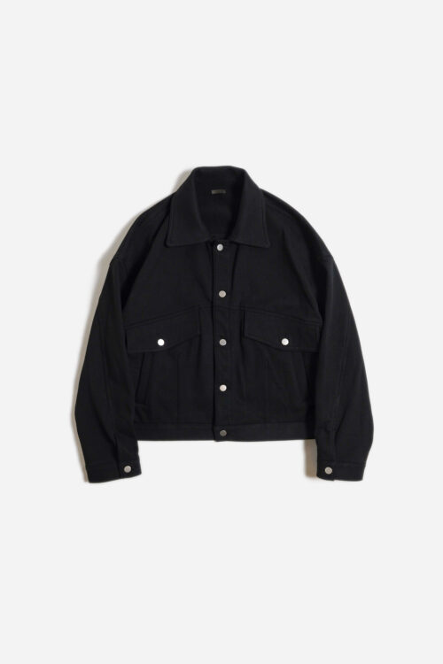 SWEAT TRUCKER JACKET BLACK