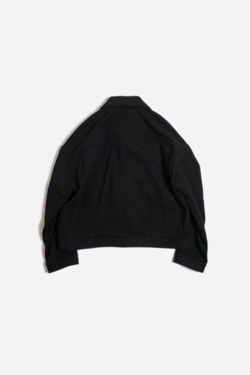 SWEAT TRUCKER JACKET BLACK