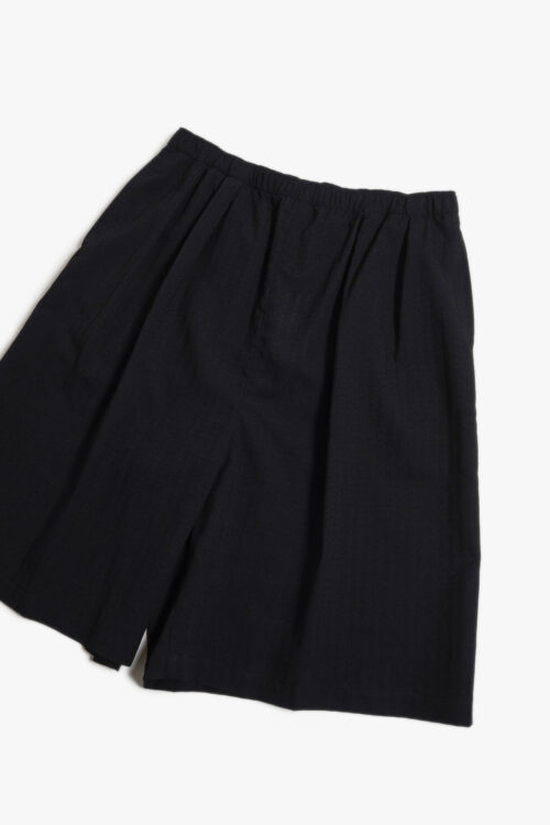 TECHNO WOOL SUCKER TRAINING SHORTS BLACK