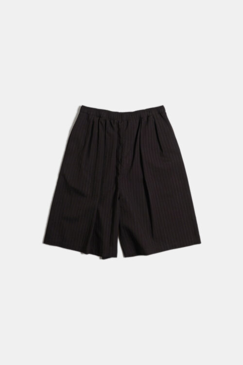 TECHNO WOOL SUCKER TRAINING SHORTS BROWN