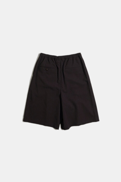TECHNO WOOL SUCKER TRAINING SHORTS BROWN