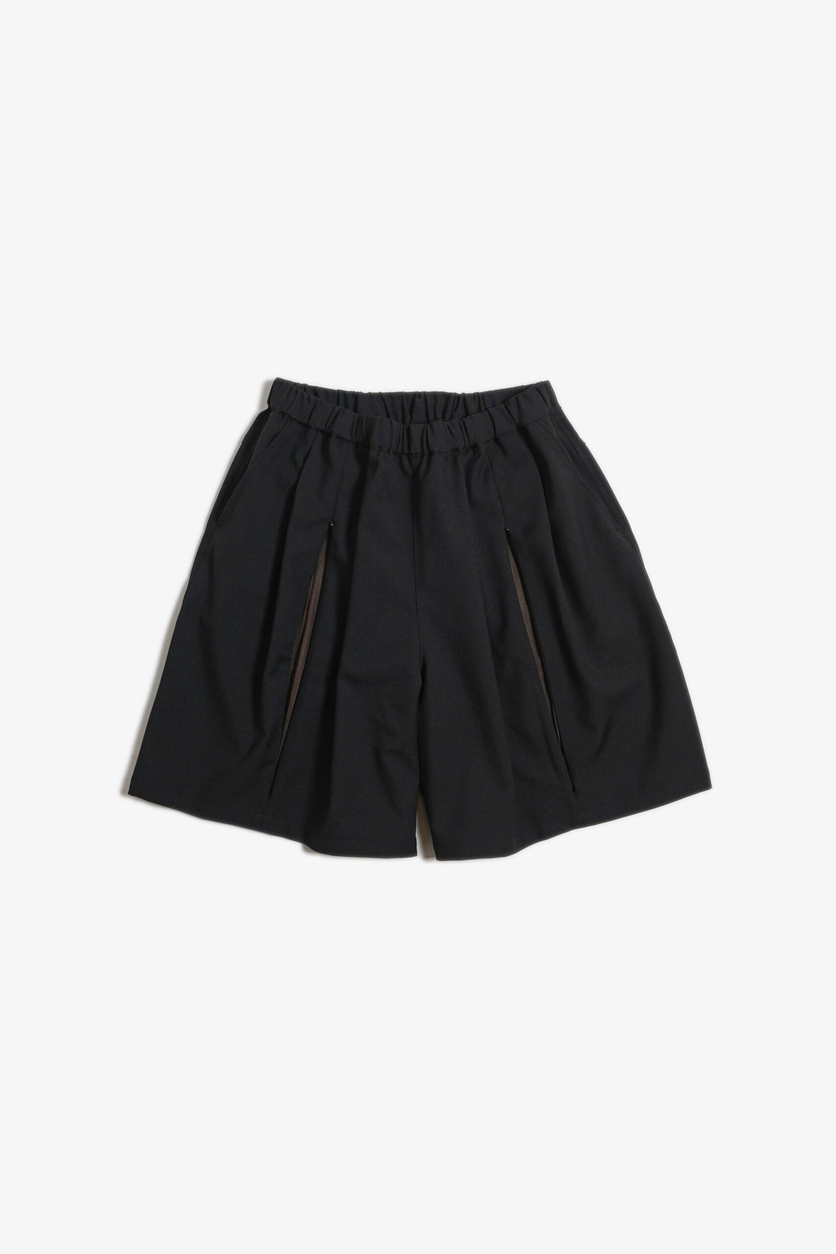 VENTILATION SHORTS _263 BLACK × DARK BROWN