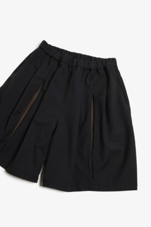 VENTILATION SHORTS _263 BLACK × DARK BROWN