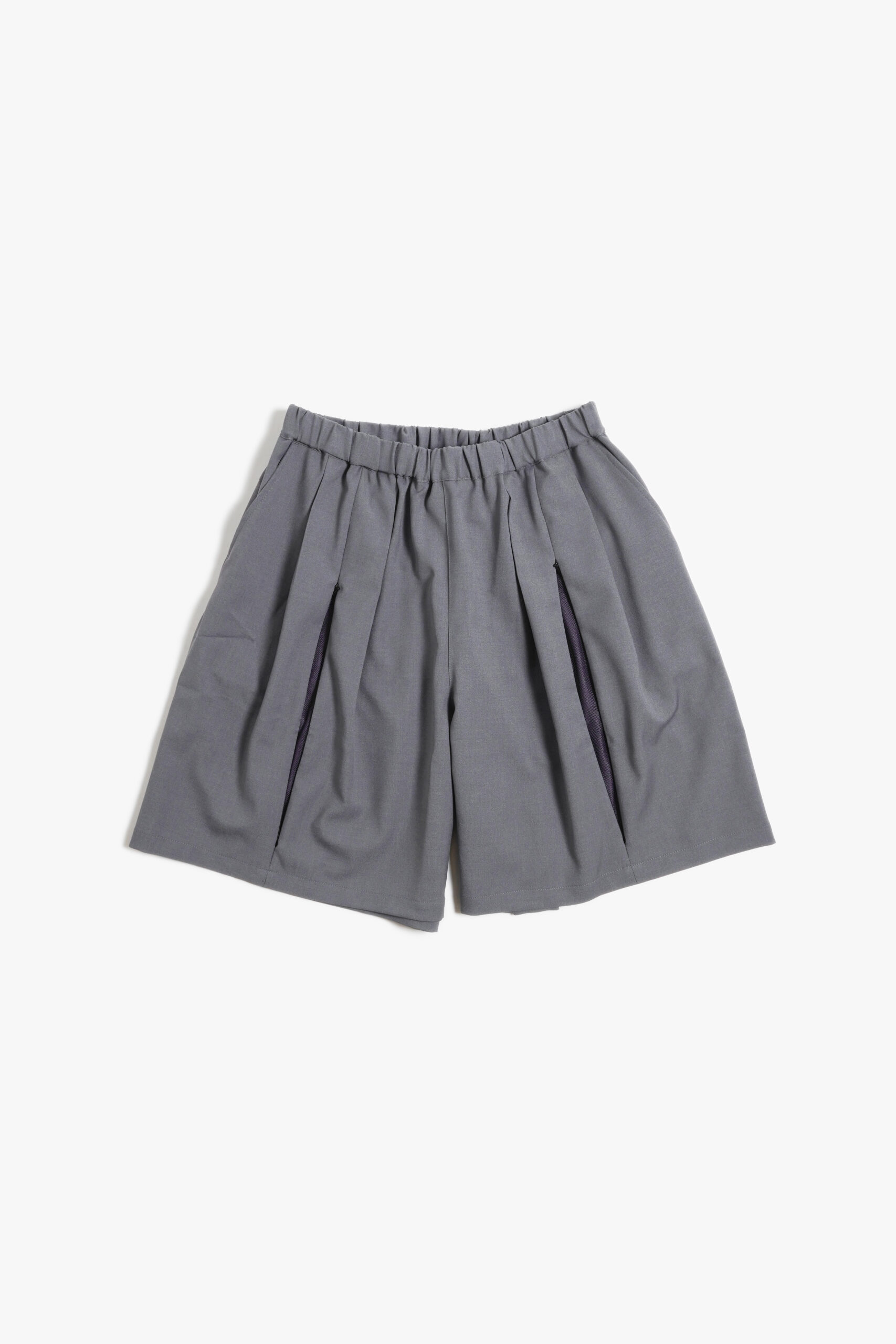 VENTILATION SHORTS _263 CHARCOAL × DEEP PURPLE
