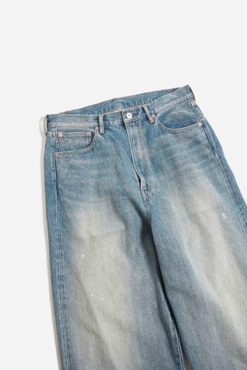 5POCKET BAGGY PANTS - RAW DENIM - FADE INDIGO
