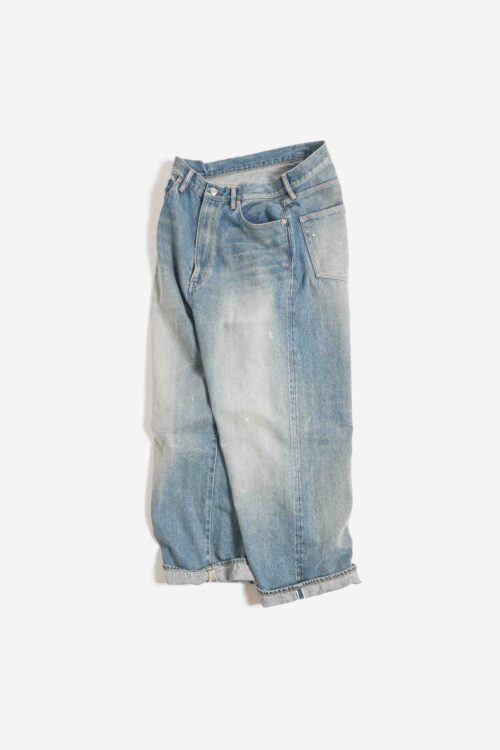 5POCKET BAGGY PANTS - RAW DENIM - FADE INDIGO