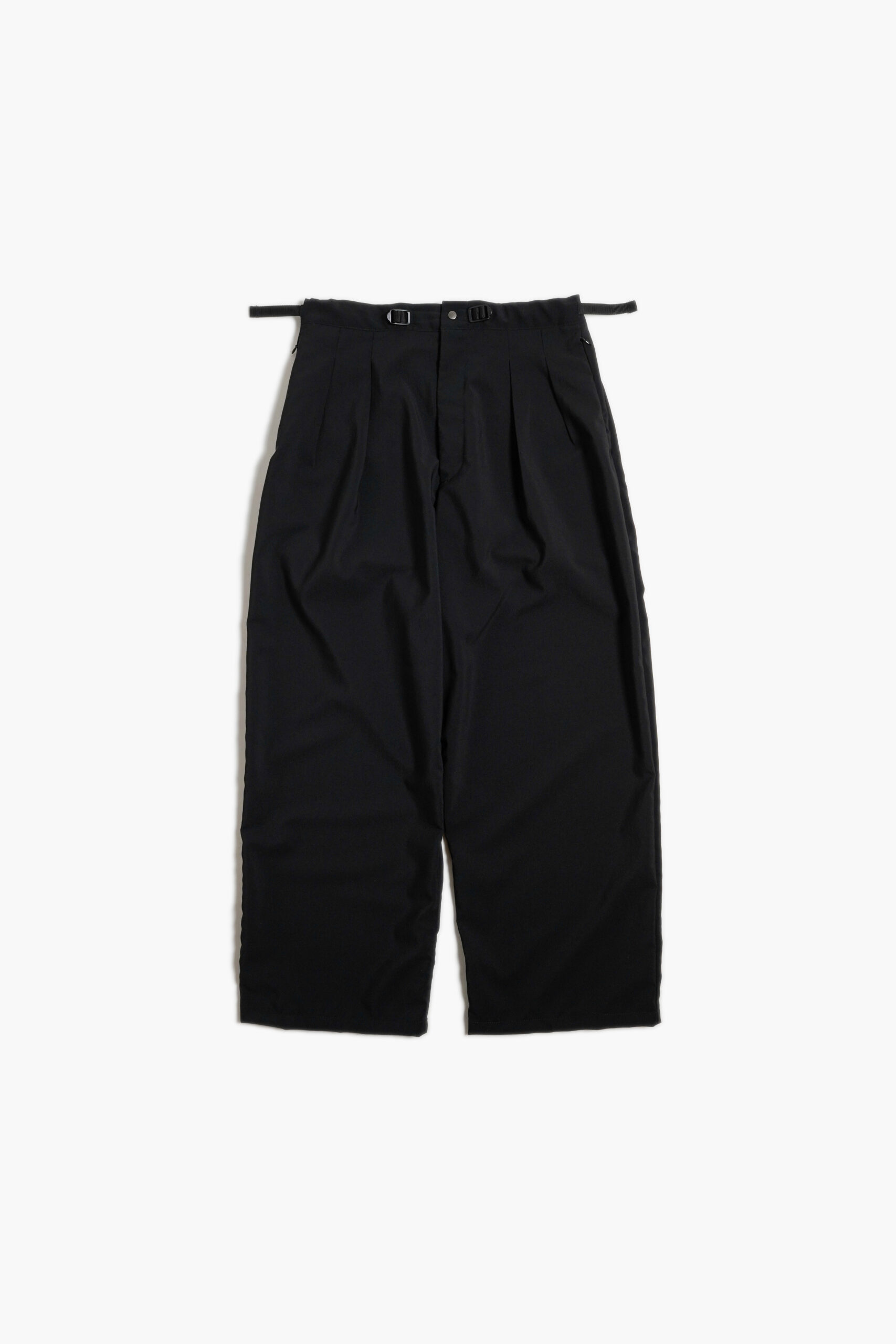 ADJUSTABLE WIDE PANTS BLACK
