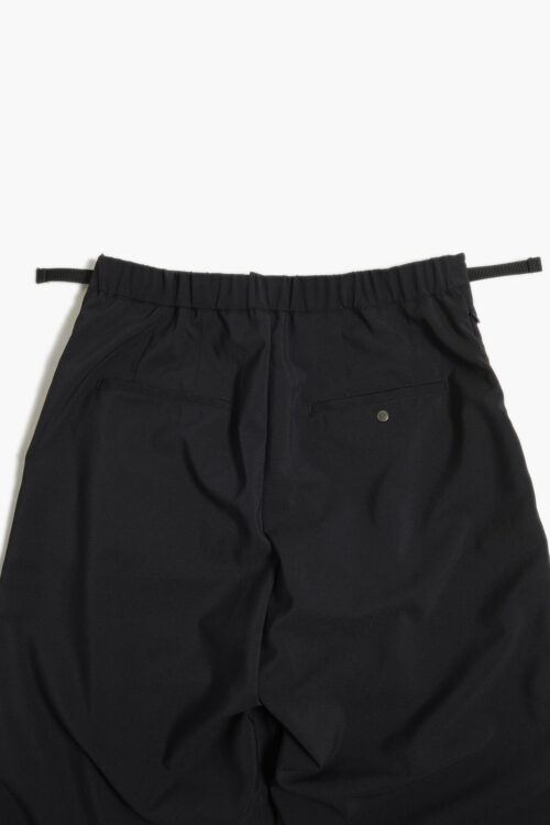 ADJUSTABLE WIDE PANTS BLACK