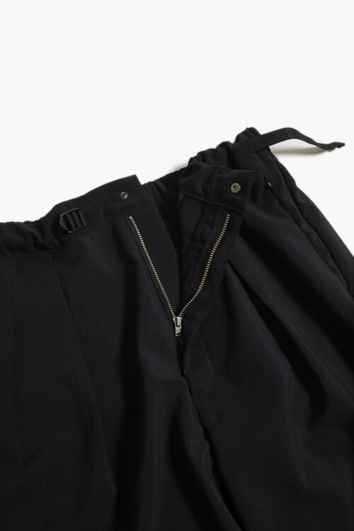 ADJUSTABLE WIDE PANTS BLACK