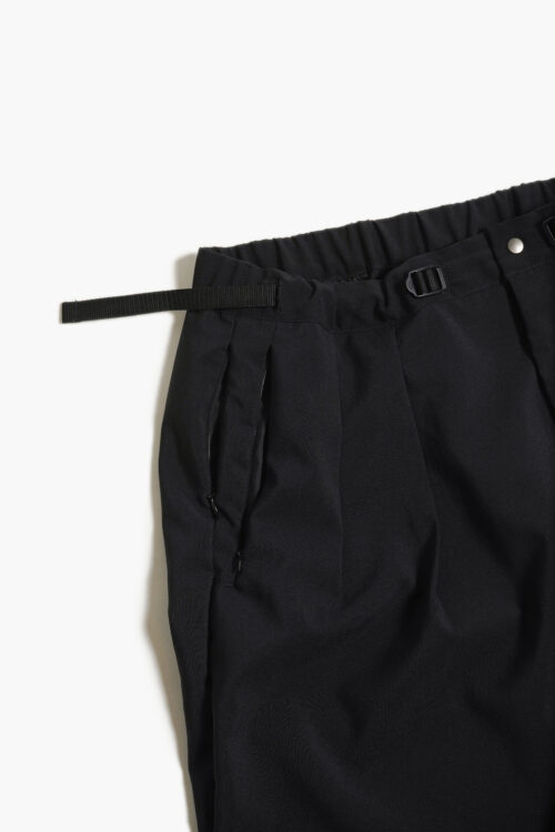 ADJUSTABLE WIDE PANTS BLACK