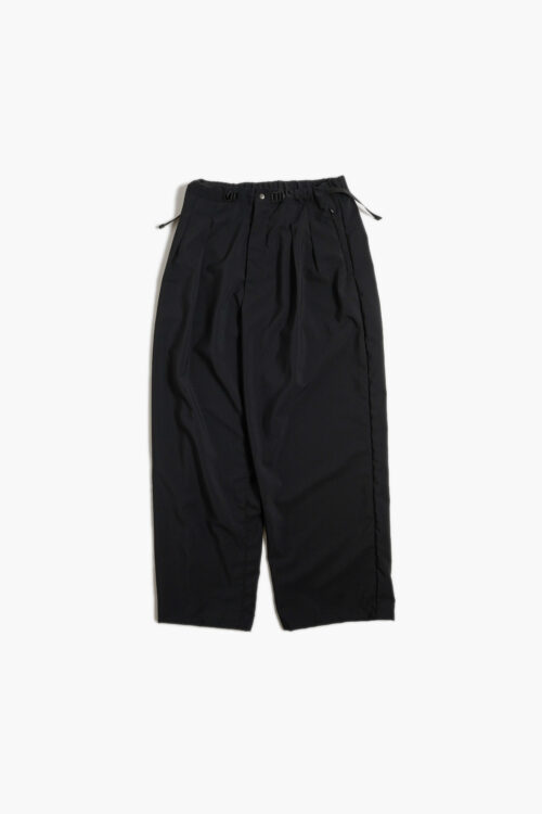 ADJUSTABLE WIDE PANTS BLACK