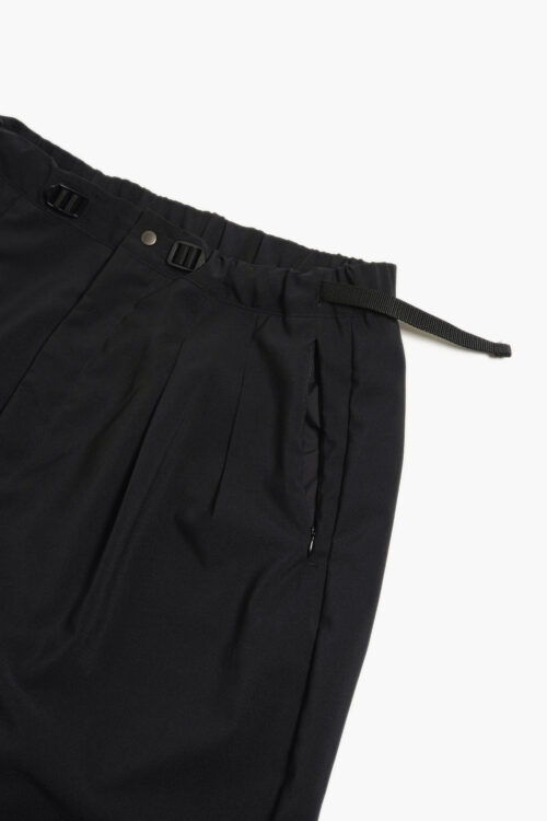 ADJUSTABLE WIDE PANTS BLACK