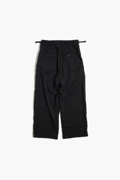 ADJUSTABLE WIDE PANTS BLACK