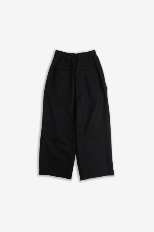 DRAPE TUCK PANTS BLACK