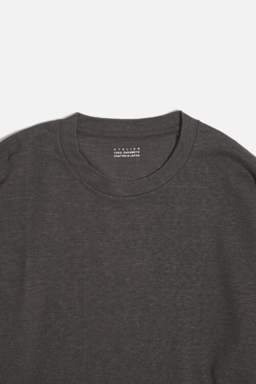 L/S T-SHIRT - MAX HIGH COUNT HEMP JERSEY - BROWN