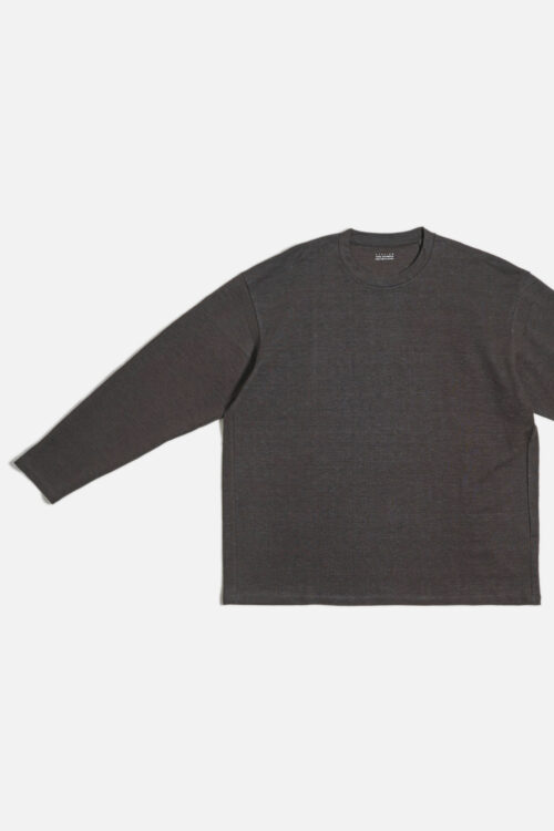 L/S T-SHIRT - MAX HIGH COUNT HEMP JERSEY - BROWN