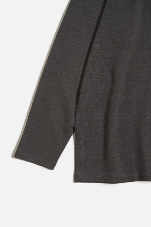 L/S T-SHIRT - MAX HIGH COUNT HEMP JERSEY - BROWN