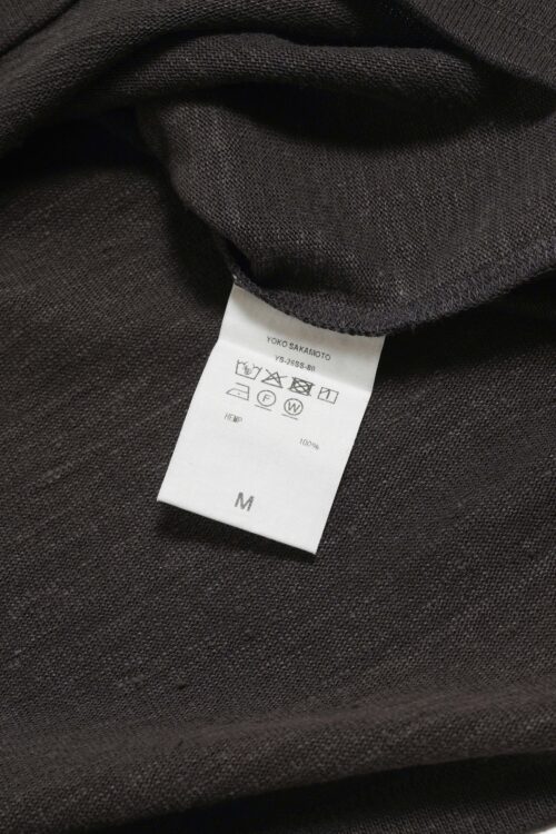 L/S T-SHIRT - MAX HIGH COUNT HEMP JERSEY - BROWN