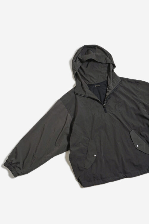 SHADOW NYLON ANORAK CHARCOAL