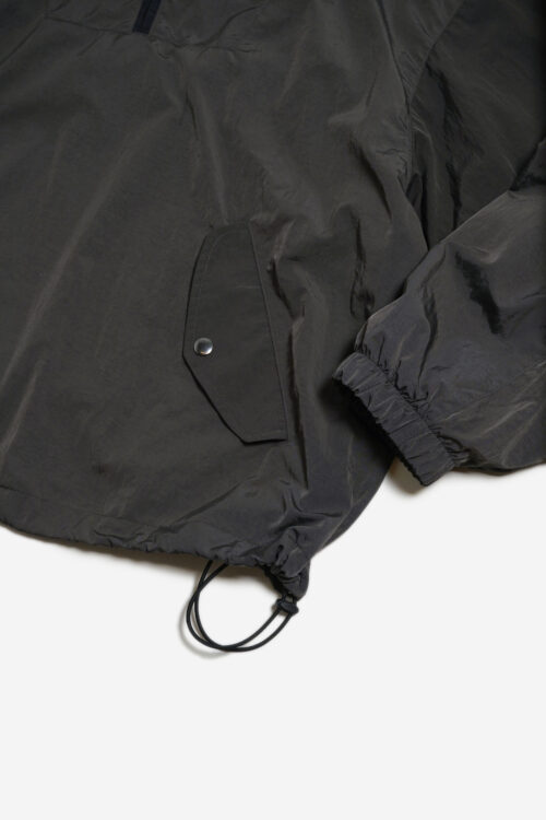 SHADOW NYLON ANORAK CHARCOAL