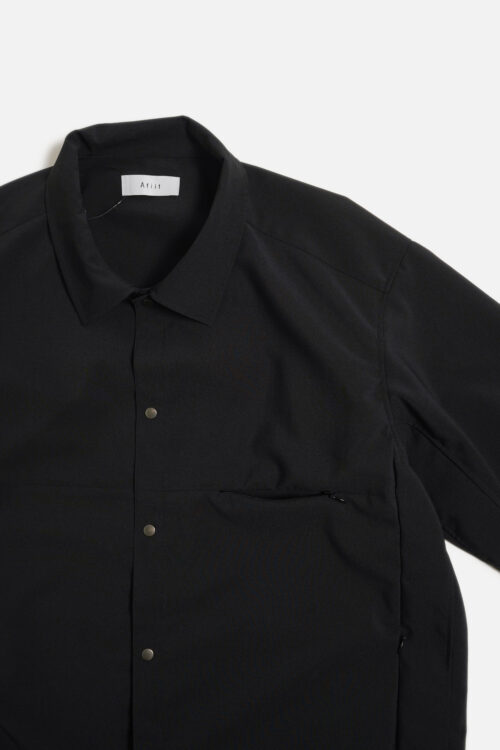 SHIRT JACKET BLACK