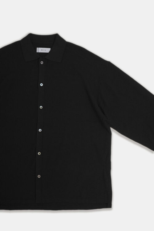 KNIT SHIRT BLACK