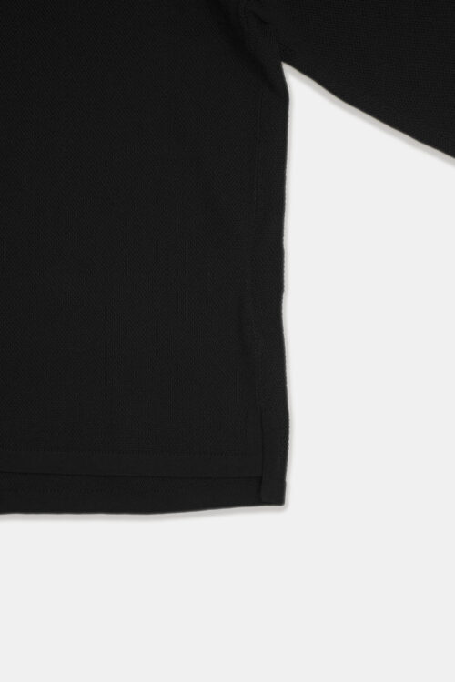 KNIT SHIRT BLACK