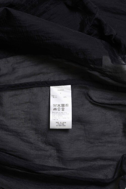 SHEER HOODED JACKET BLACK
