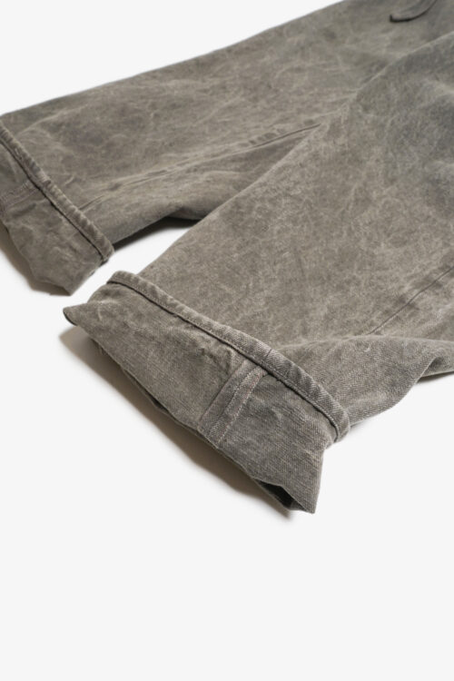 BELTED TROUSERS - NATURAL GARMENT DYE / RAW DENIM - MUGWORT