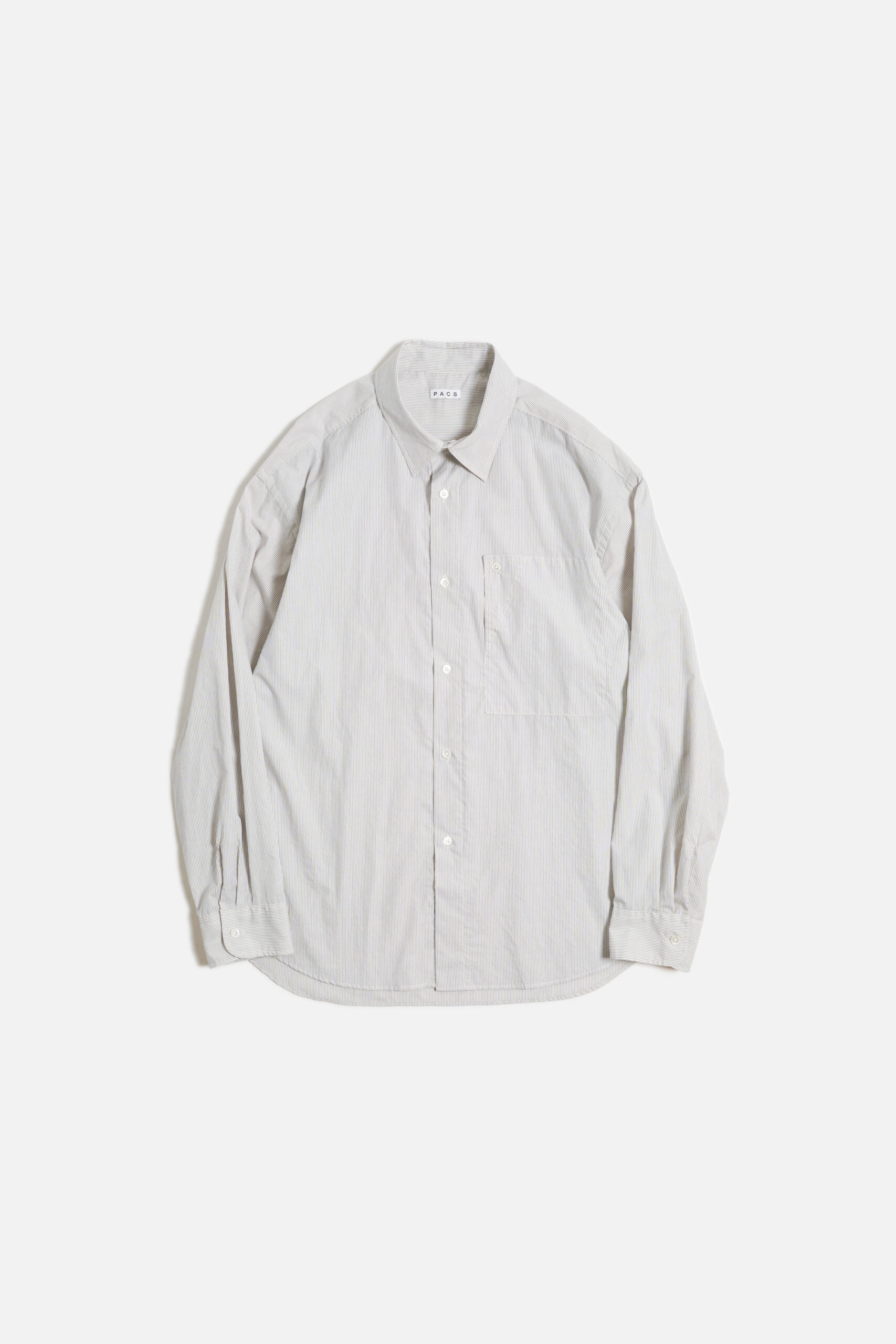 FLOPPY POCKET SHIRTS PENCIL STRIPE
