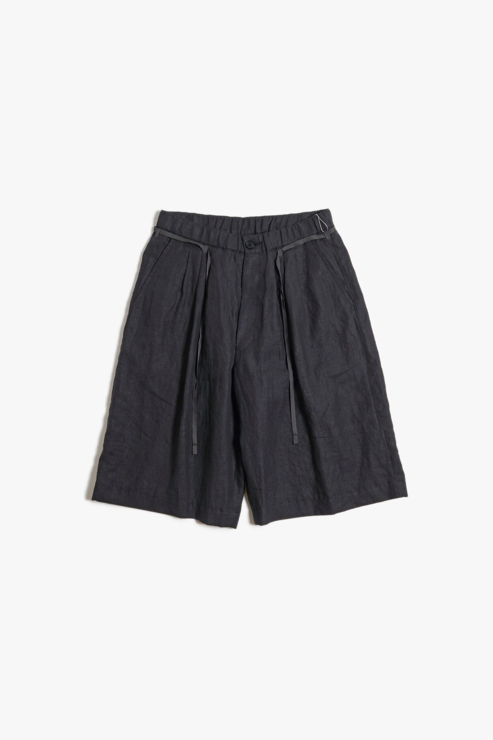 3TUCK CROP SHORT PANTS VINTAGE BLACK